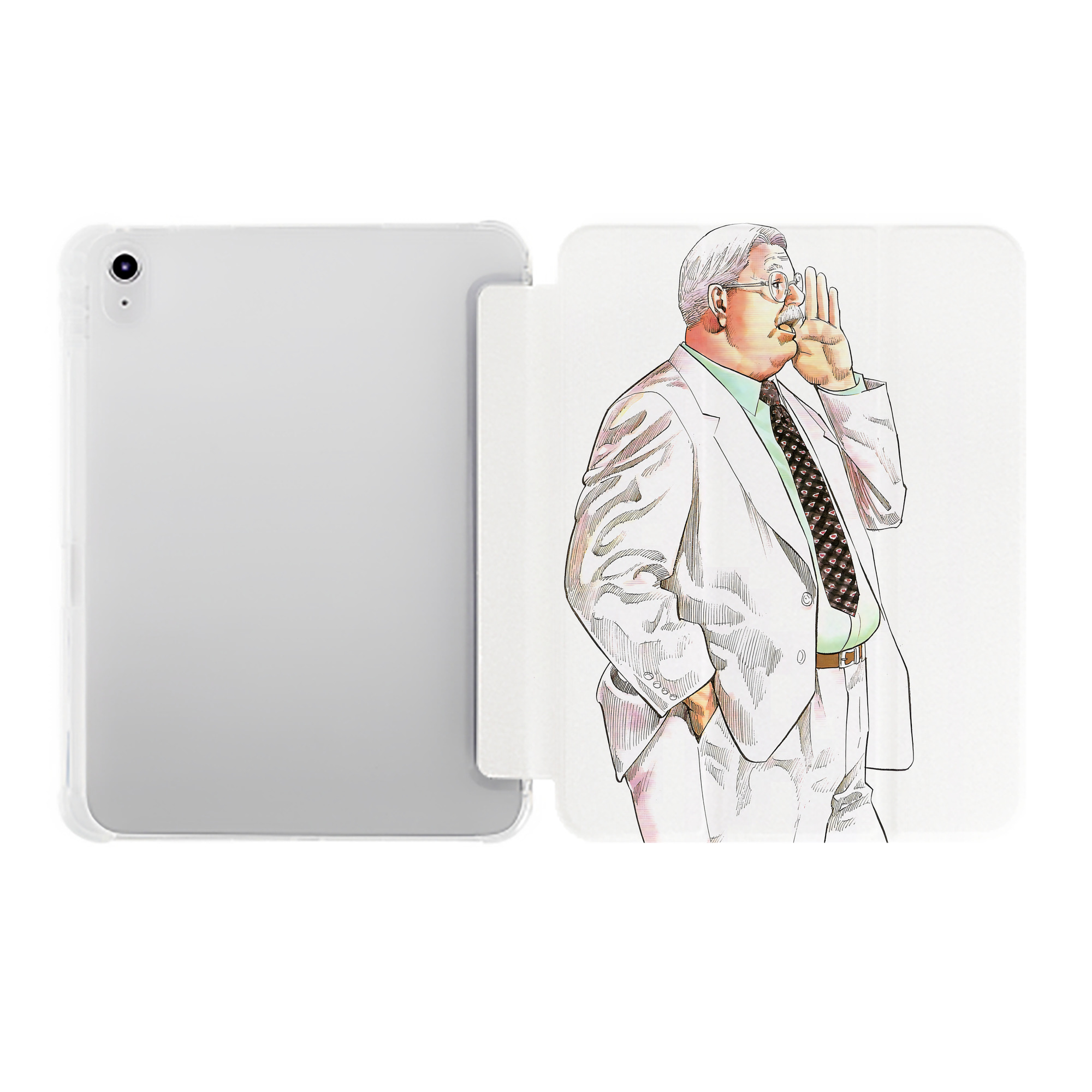 （画像用） SLAM DUNK／スラムダンク IPad ケース ペン収納付き 三つ折りスタンド PUレザー×シリコン 対応機種9.5/10.5/10.9インチ
